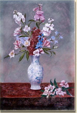 bouquet de fleurs lilas